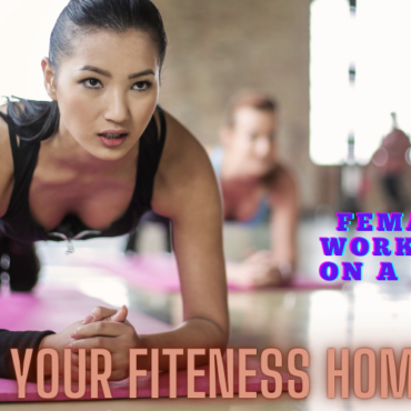 The best women workout on a mat